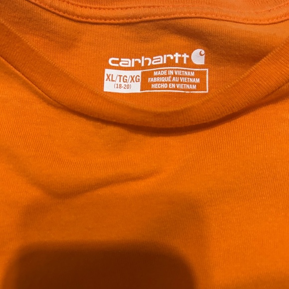 Orange carhartt xl shirt - Picture 2 of 5